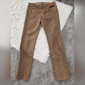 LAUREN JEANS COMPANY RALPH LAUREN Classic Straight Jeans. Brown. Size 8. Good pr